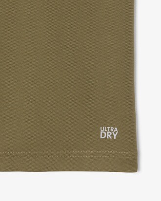 Polo da tennis a righe Ultra-Dry con marchio