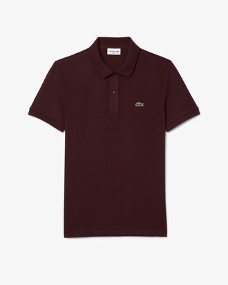 Polo slim fit in piqué L.12.12