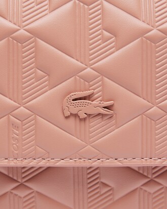 Borsa a spalla in pelle goffrata Maheki