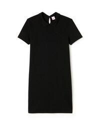 Abito a polo Lacoste LIVE in mini piqu&eacute; stretch con apertura sul dorso