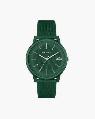Orologio a 3 lancette in silicone color cachi Lacoste.12.12 Move