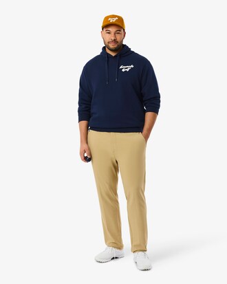Felpa da golf stampata con cappuccio