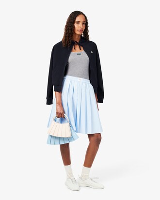 Canotta slim fit in jersey con stemma