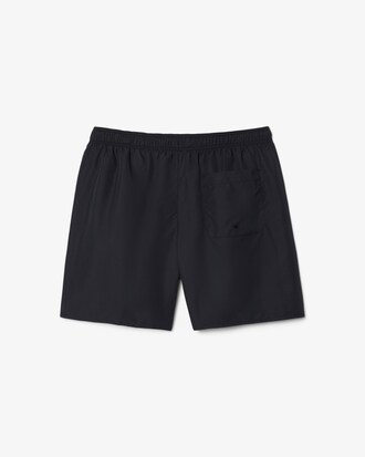 Pantaloncini da bagno monocromatici di lunghezza media