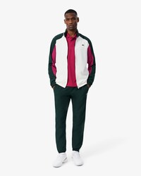 Tuta sportiva colorblock con stampa