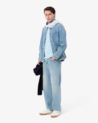 T-shirt in cotone pesante a righe