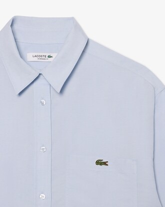 Camicia oversize in misto lino
