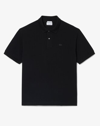 Polo in piqu&eacute; pesante loose fit