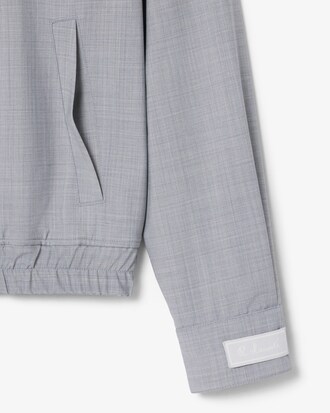 Giacca Harrington in misto lana