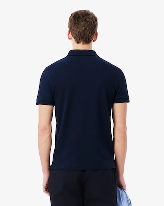 Polo regular fit in piqu&eacute; elasticizzato Paris