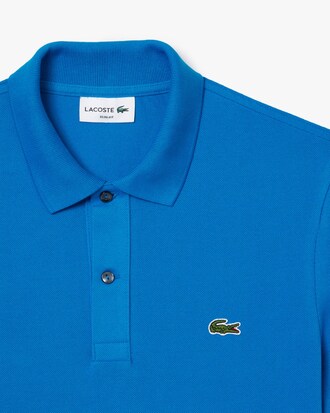 Polo slim fit in piqué L.12.12