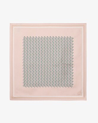 Foulard quadrato in seta stampata