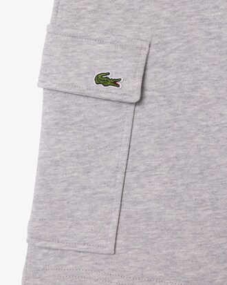 Pantaloni cargo corti in pile