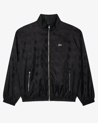Giacca sportiva cropped con monogramma