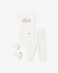 Completo neonato in cotone stampato