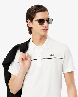 Polo Regular Fit L.12.12 con bordo con logo