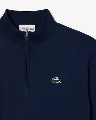 Maglione da golf con termoregolazione e zip a un quarto