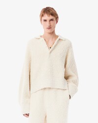 Polo in maglia bouclé Runway