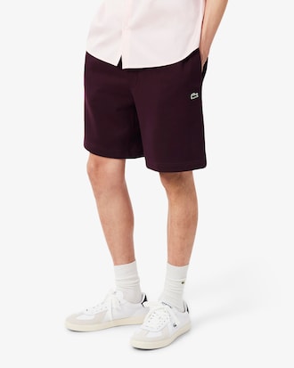 Shorts in tessuto felpato