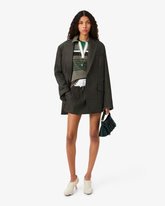 Polo in piqu&eacute; a righe slim fit Runway