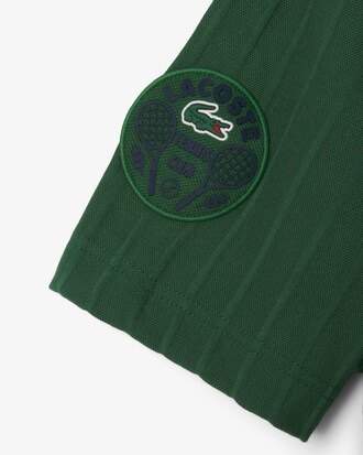 Polo da tennis Ultra Dry con badge Accent Heritage