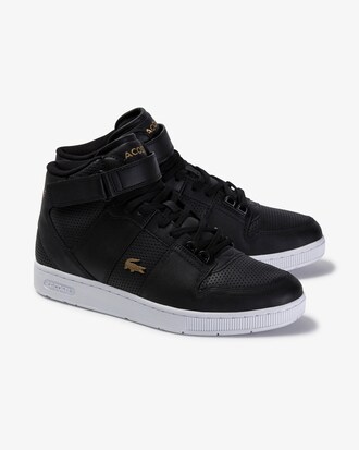 Men's Tramline Mid Perforated Leather Sneakers