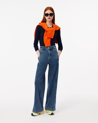 Maglione a costine 3D in lana merino