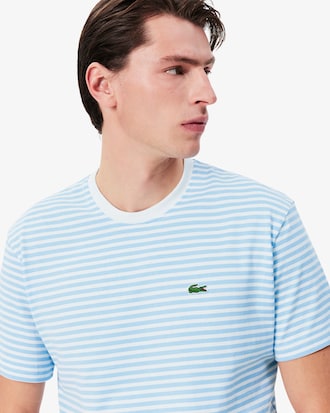 T-shirt in cotone pesante a righe