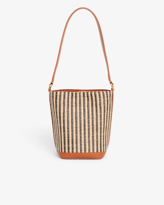 Borsa a secchiello piccola in rafia Summer Pack
