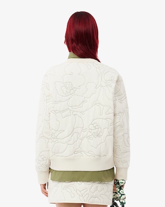 Felpa oversize ricamata double face