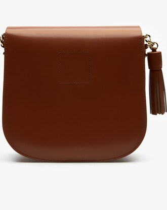 Women's LIVE Mate Chain Coated Leather Flap Shoulder Bag