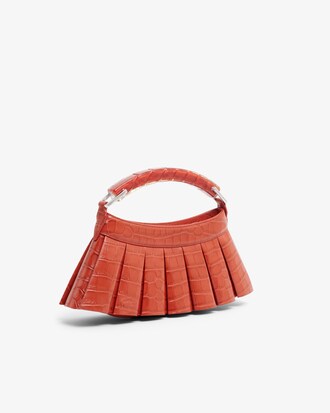 Borsa in pelle effetto coccodrillo H Lenglen Runway