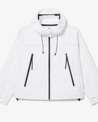 Parka impermeabile oversize con cappuccio