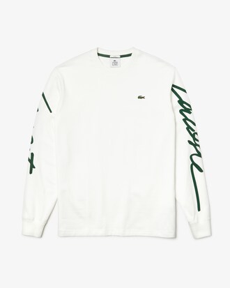 T-shirt unisex in cotone con logo stampato Lacoste LIVE