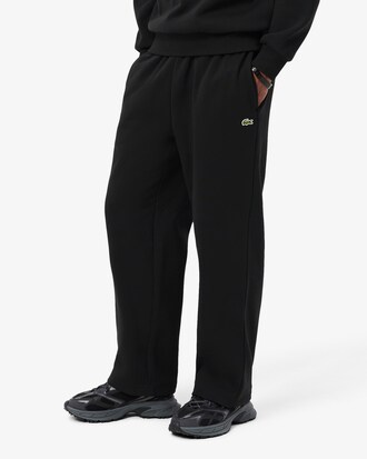 Pantaloni della tuta relaxed fit in tessuto felpato