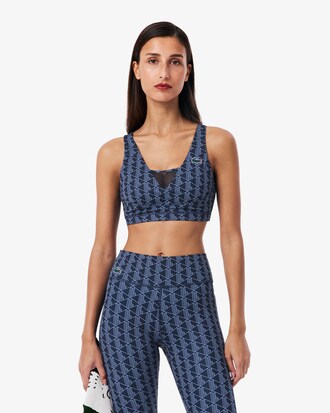 Bralette sportiva elasticizzata di supporto medio