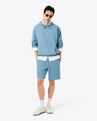 Shorts in tessuto felpato regular fit