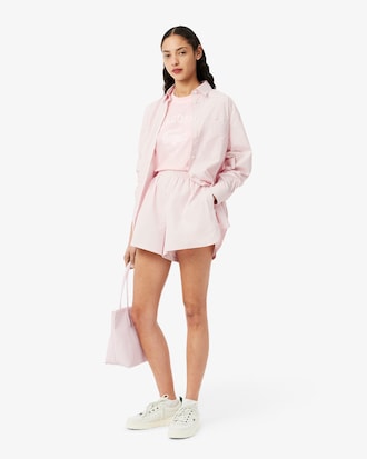 T-shirt in cotone con stampa del brand