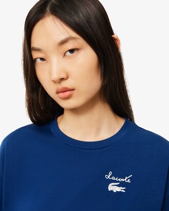 T-shirt in cotone con logo