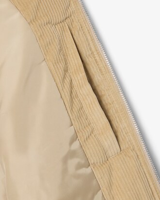 Padded Corduroy Bomber Jacket