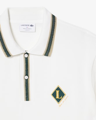 Polo classic fit con stemma Made in France
