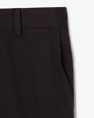 Shorts chino in twill elasticizzato