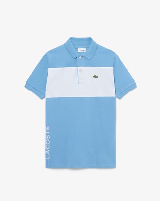 Polo in Petit Piqu&eacute; color block