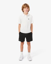 Shorts sportivi in taffet&agrave; a rombi