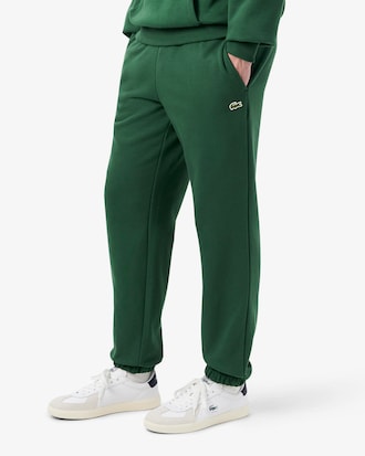 Pantaloni della tuta regular fit in tessuto felpato