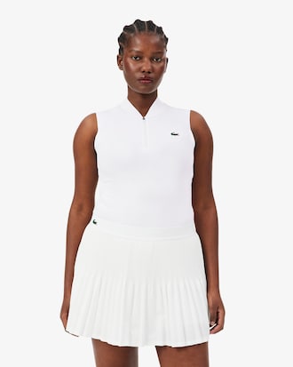 Polo da tennis elasticizza senza maniche Ultra-Dry