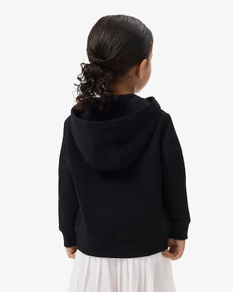 Felpa con zip unisex in tessuto felpato spazzolato