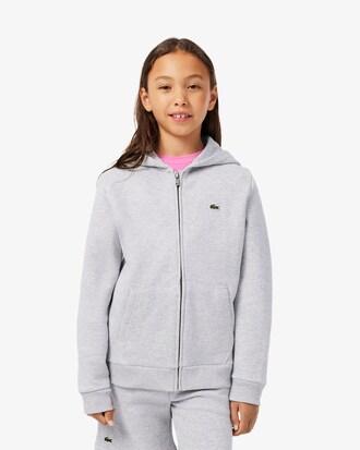 Felpa unisex con cappuccio e zip