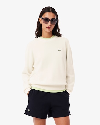 Maglione girocollo in cotone relaxed fit