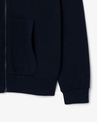 Felpa con cappuccio in pile con zip